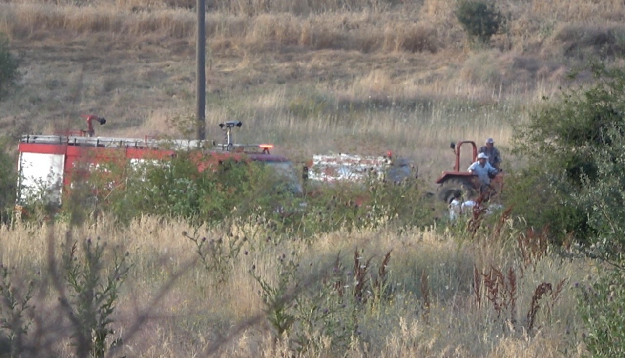 Tavşanlı’da yangın