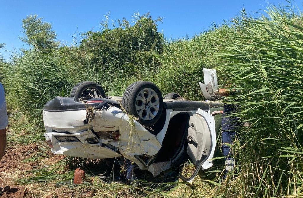 Adıyaman’da otomobil takla attı: 1 ölü, 2 yaralı