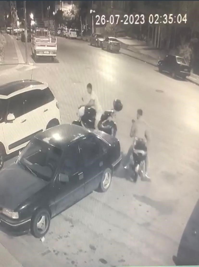 Başkentte motosiklet hırsızlığı güvenlik kamerasında