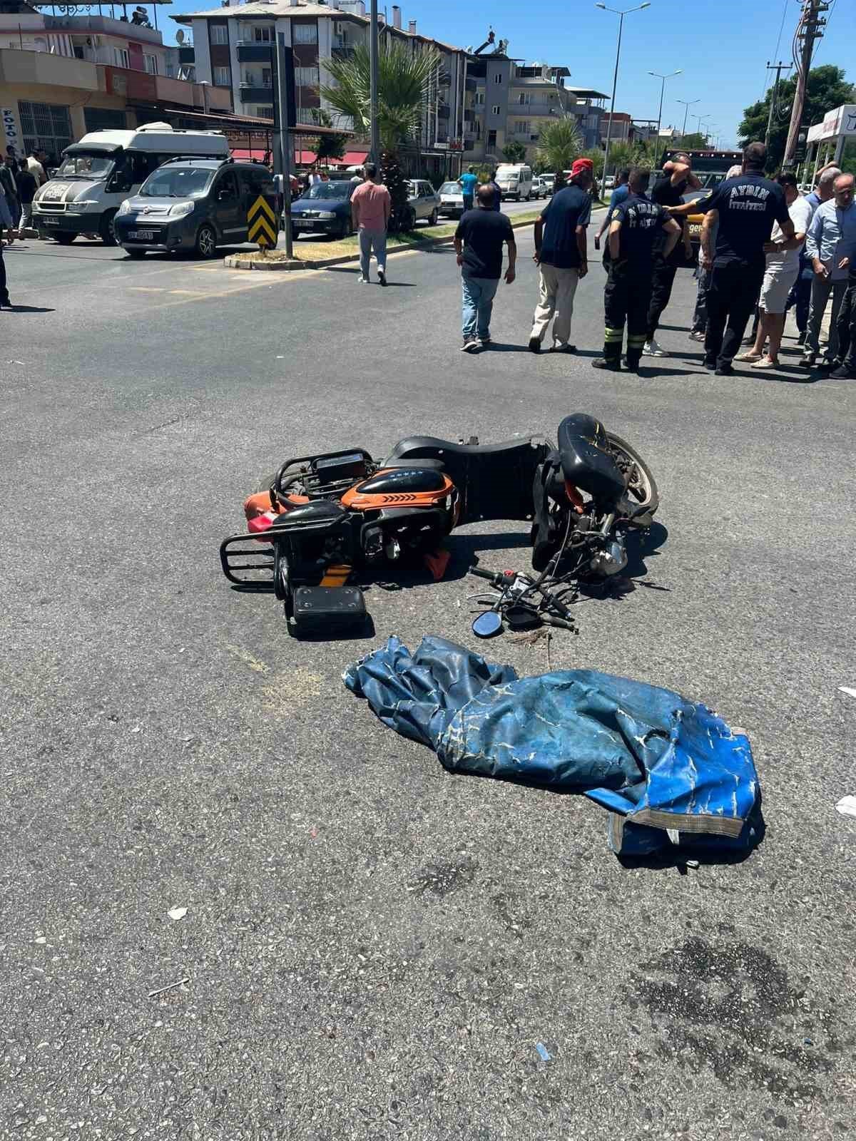 Aydın’da trafik kazası: 2 yaralı