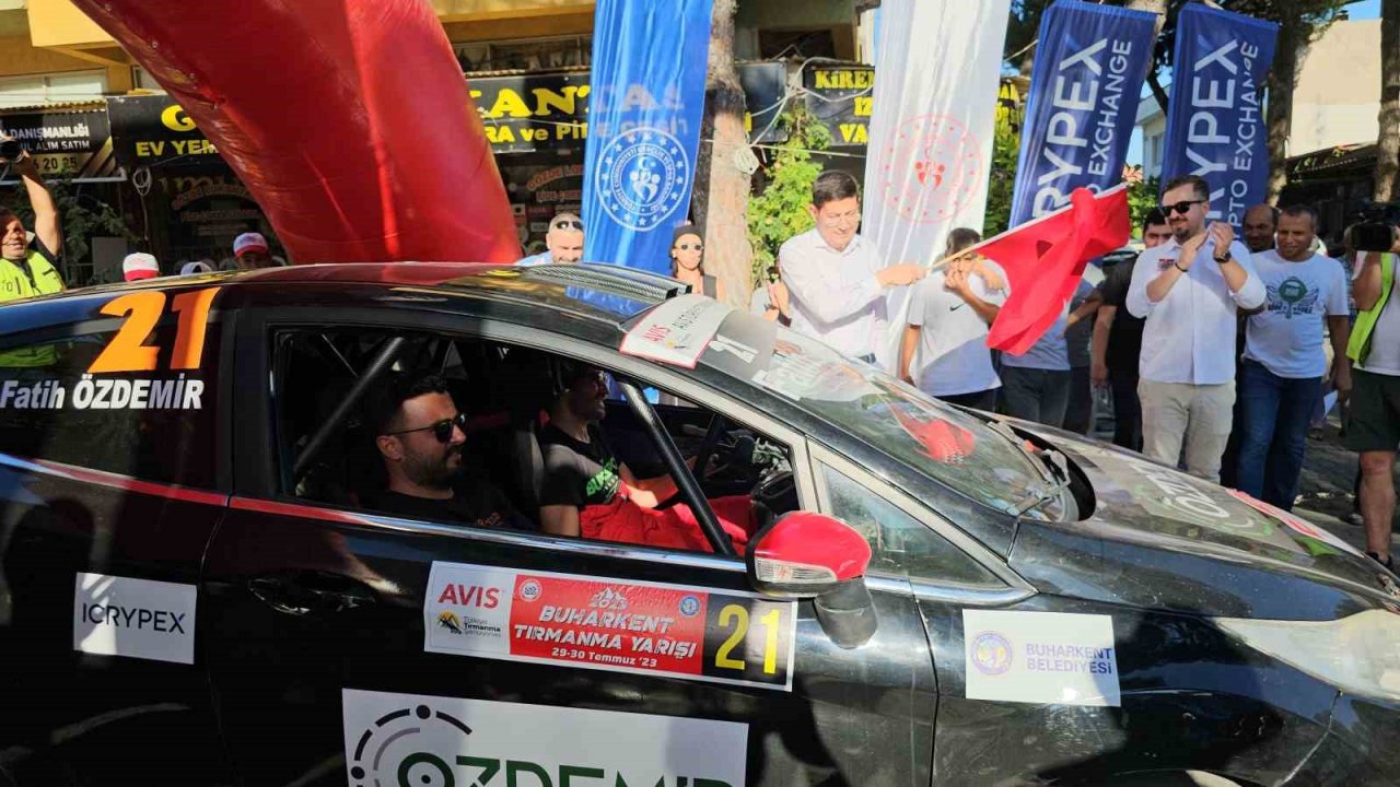 Buharkent Tırmanma Yarışı’nın sembolik startı verildi