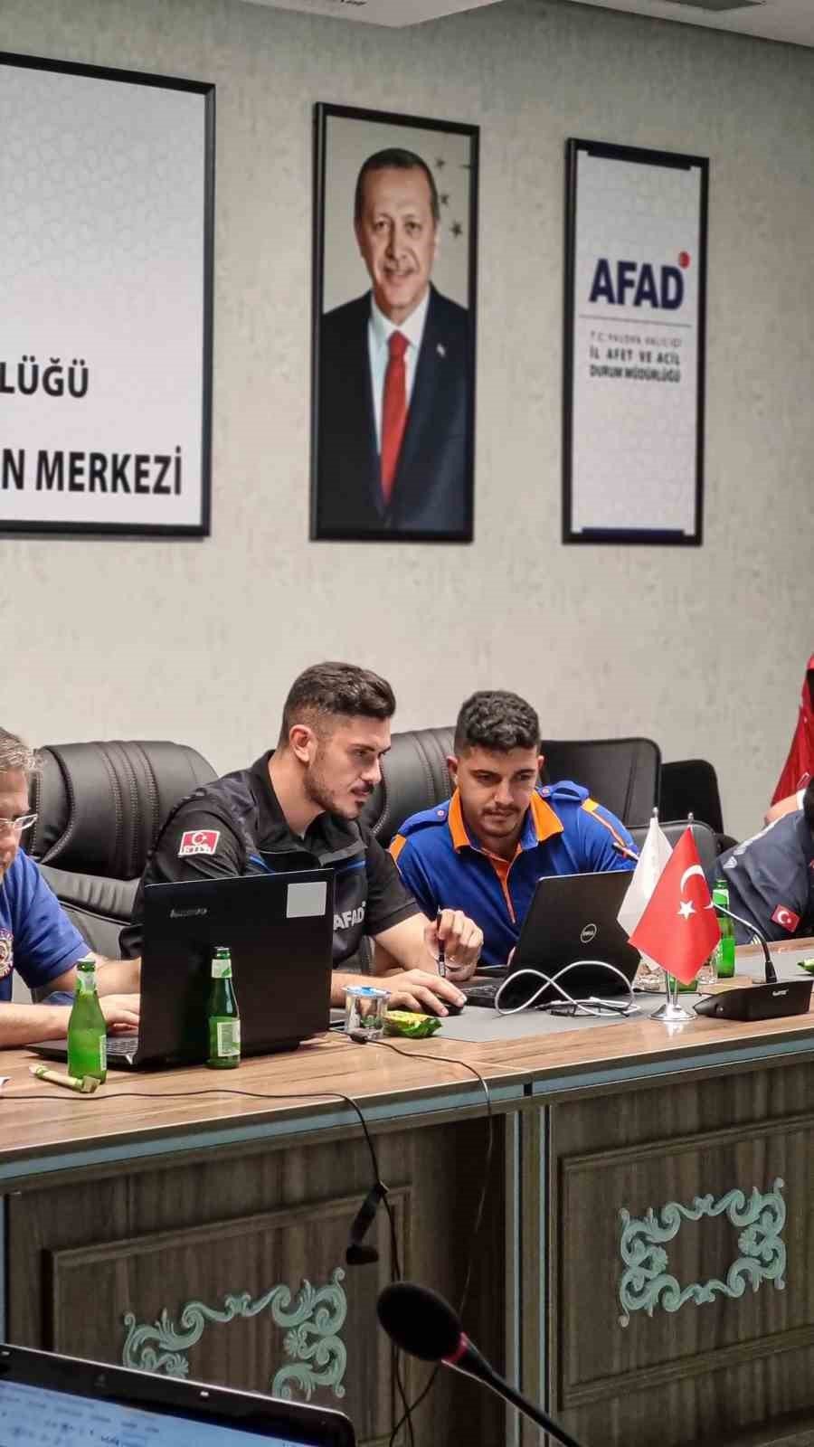 Yalova AFAD’dan masa başı orman yangını tatbikatı