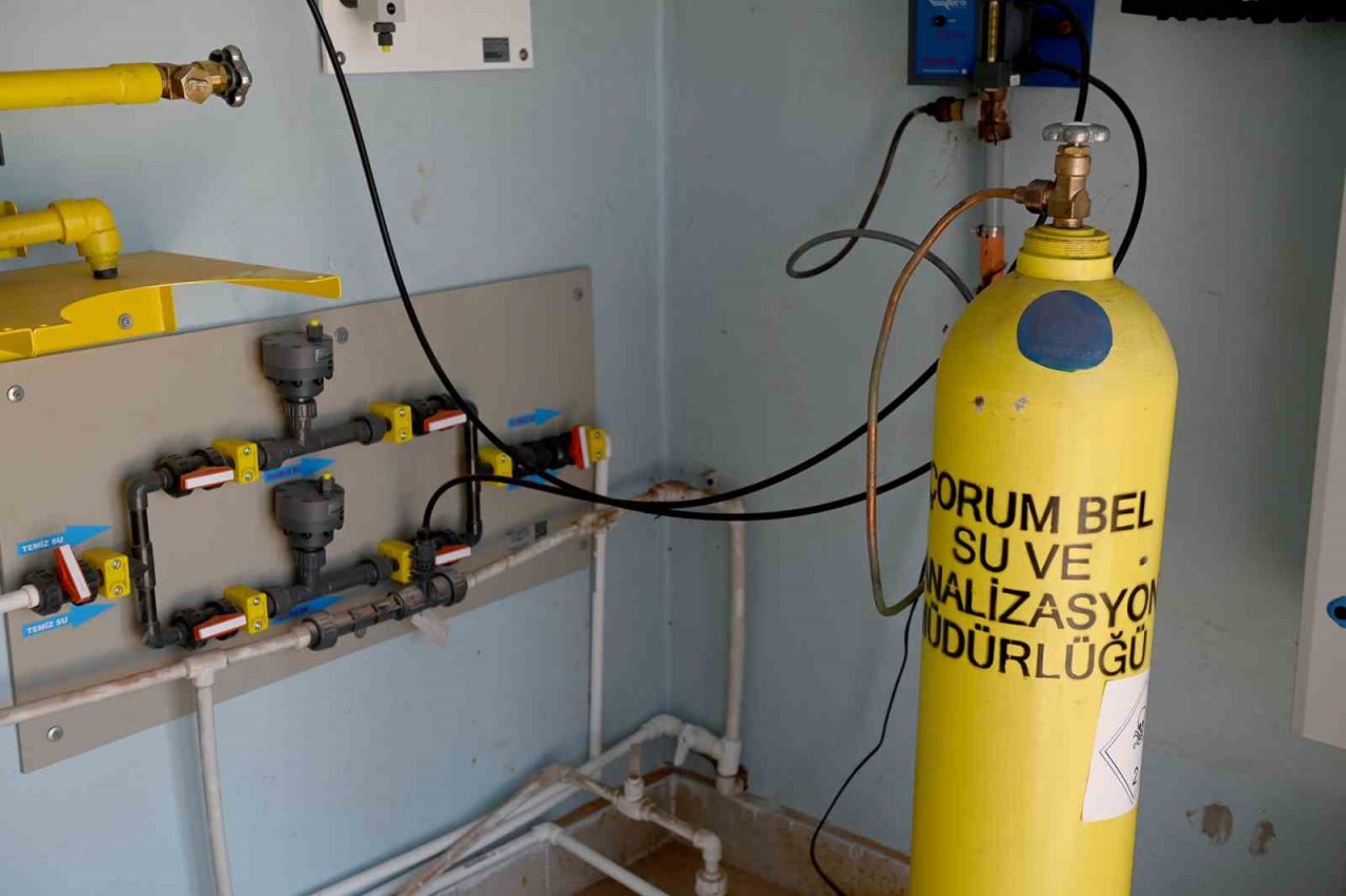 Çorum’da içme suyu klorlamasında otomatik sisteme geçildi
