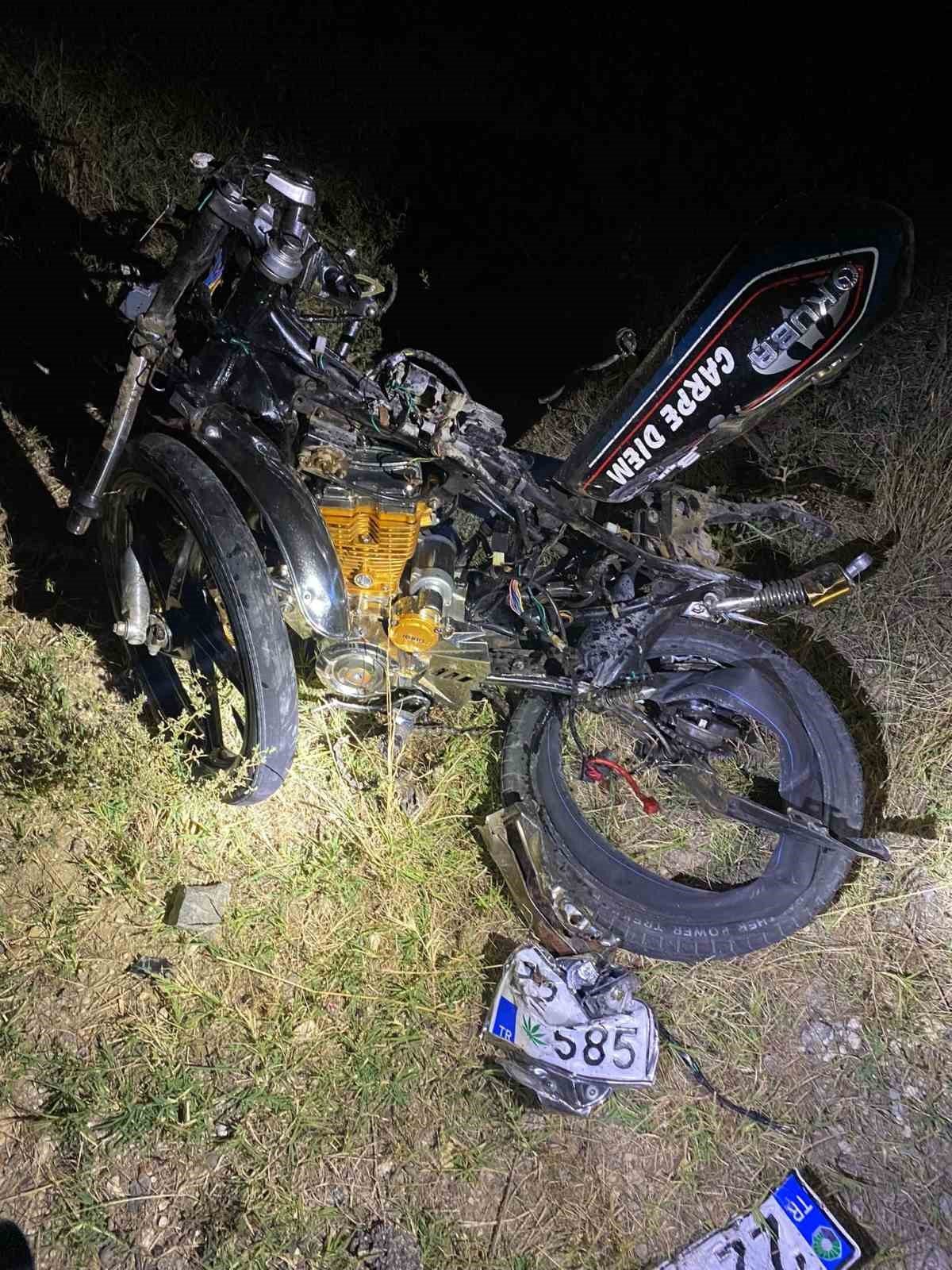 Keşan’da otomobilin çarptığı motosiklet sürücüsü hayatını kaybetti