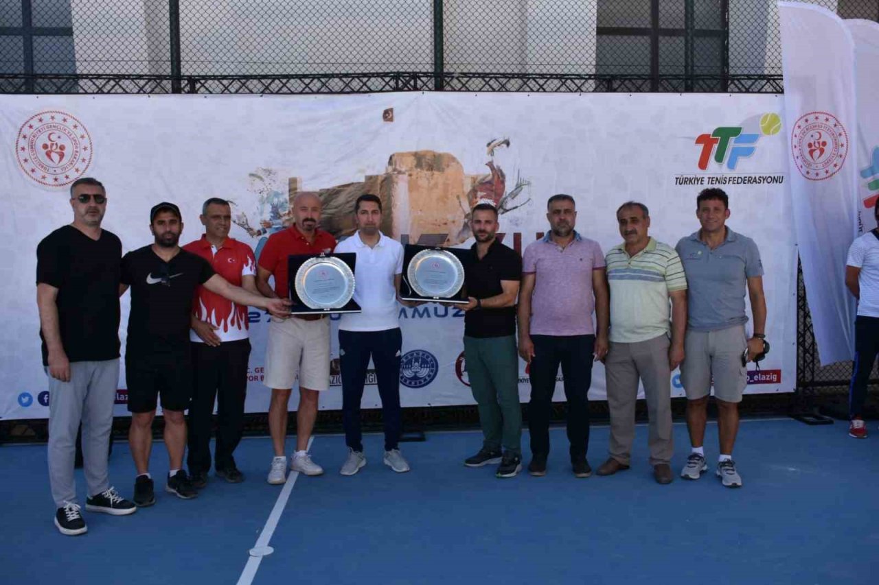 Harput Cup Tenis Turnuvası sona erdi