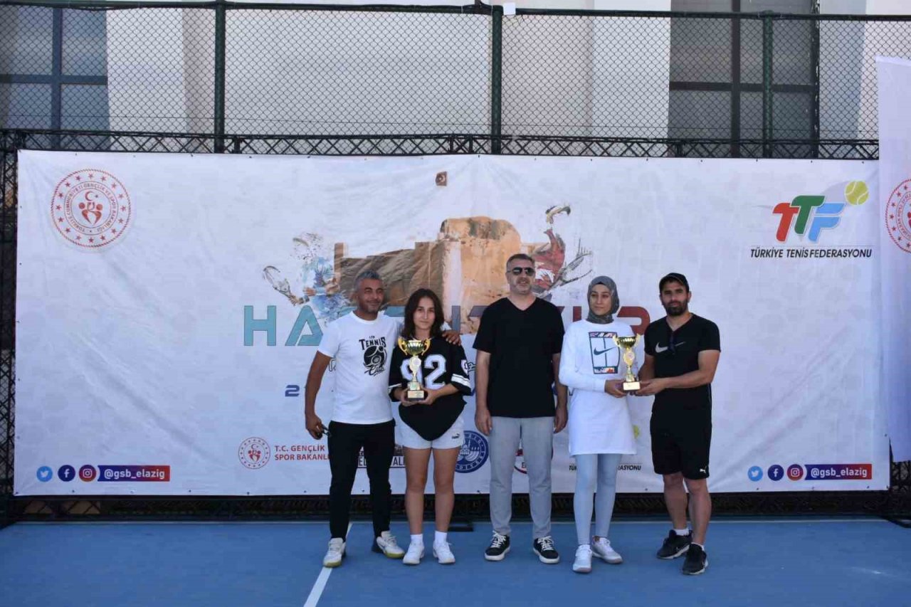 Harput Cup Tenis Turnuvası sona erdi