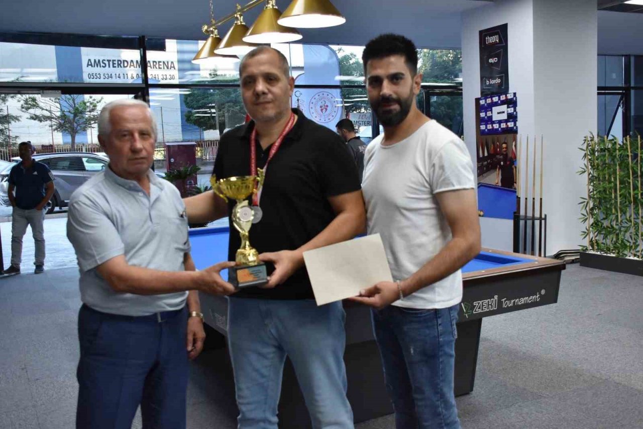 3 Bant Bilardo Bölge Şampiyonası Elazığ’da düzenlendi