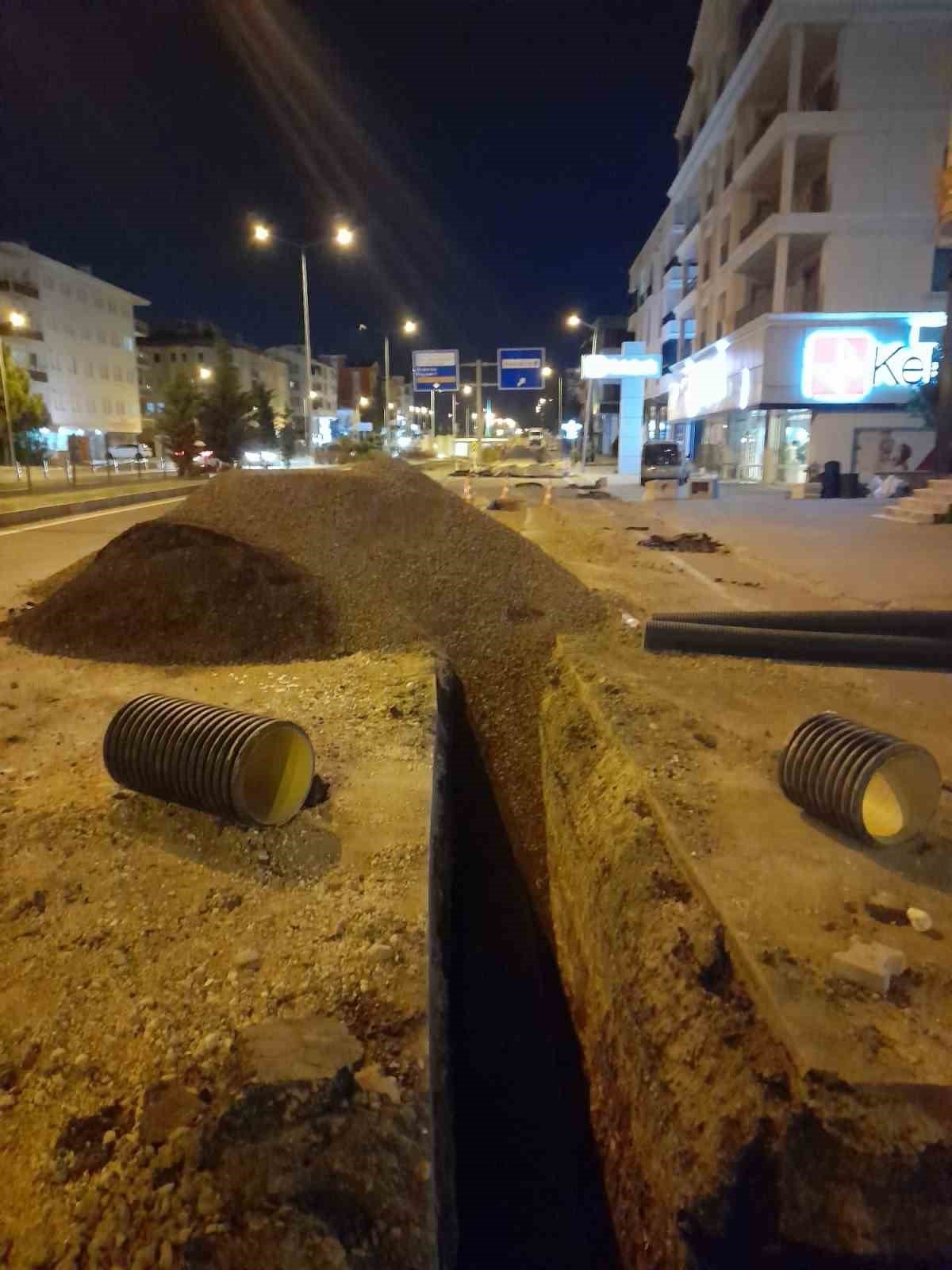 Nevşehir’de yağmur suyu hatları güçlendiriliyor