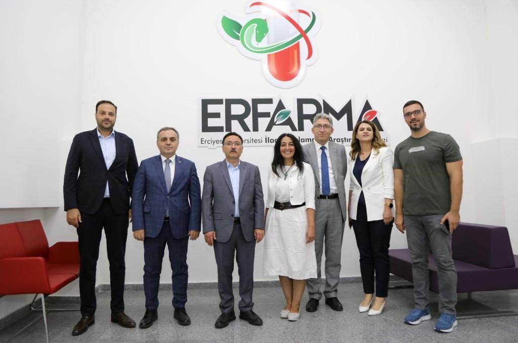 Vali Çiçek ve Rektör Altun, ERFARMA’yı Ziyaret Etti