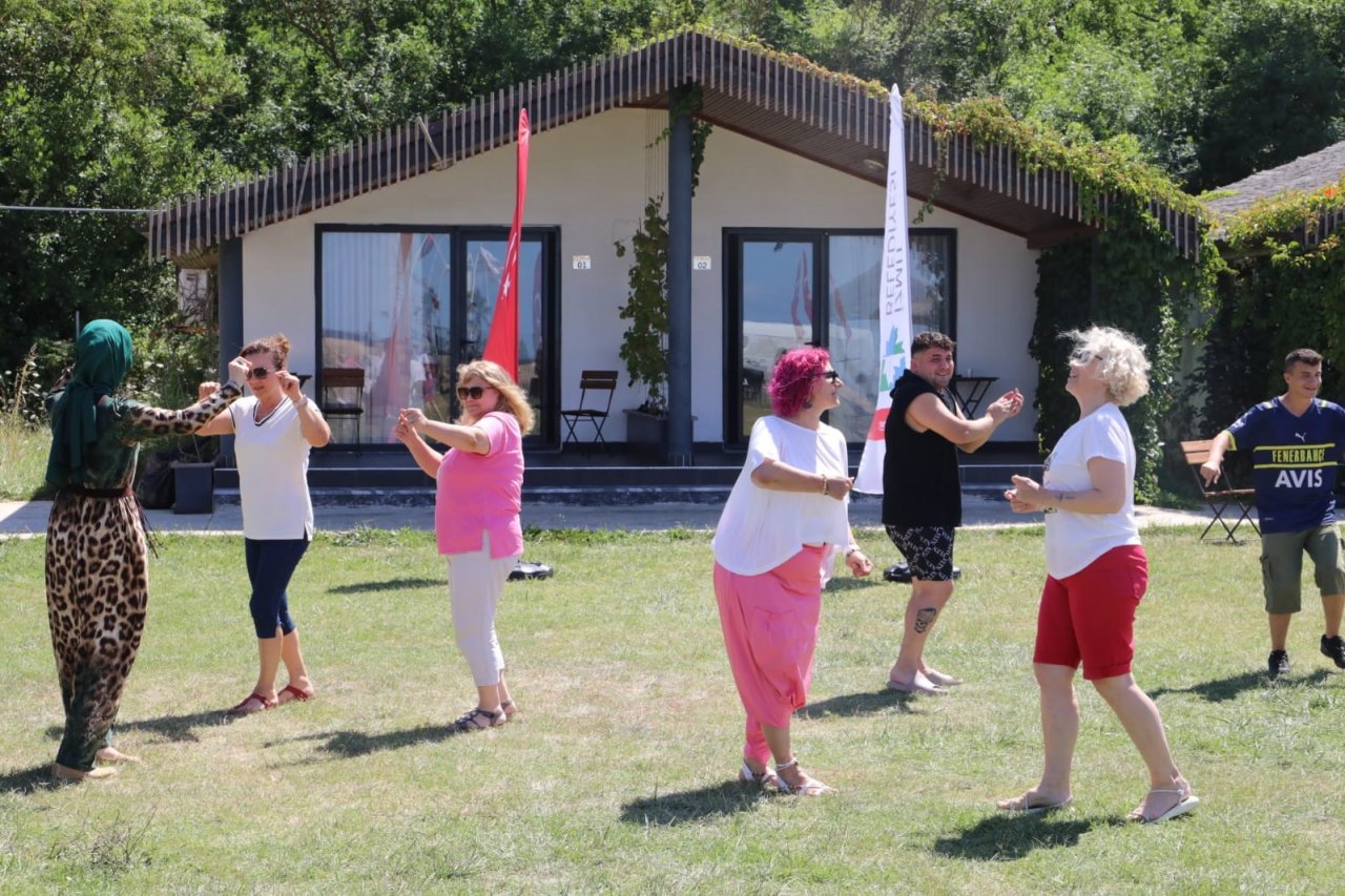Başarılı geçen kursların ardından soluğu Kandıra’nın incisi olan tesiste aldılar