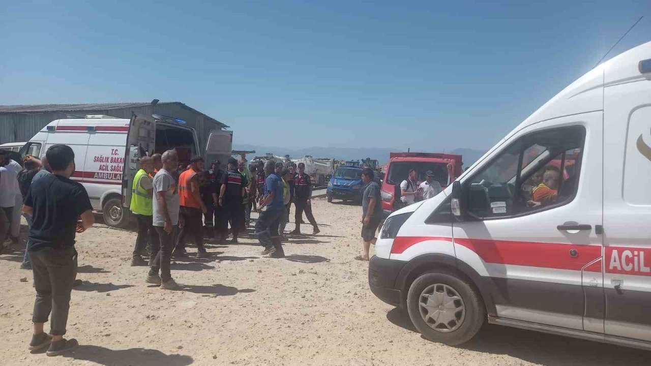 Hızlı tren şantiyesindeki tünelde gazdan etkilenen 2 işçi kurtarıldı