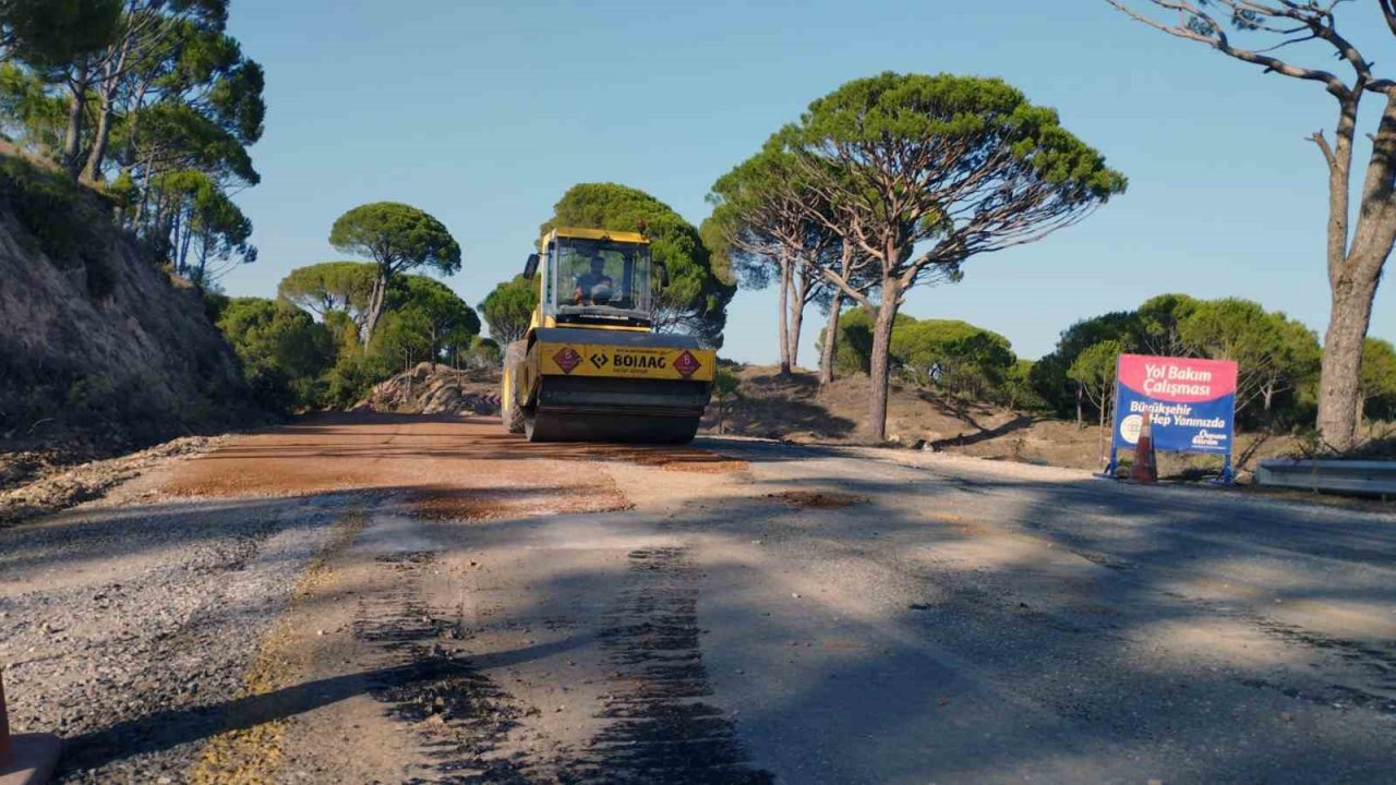 Büyükşehir 2023 yılı asfalt programına devam ediyor