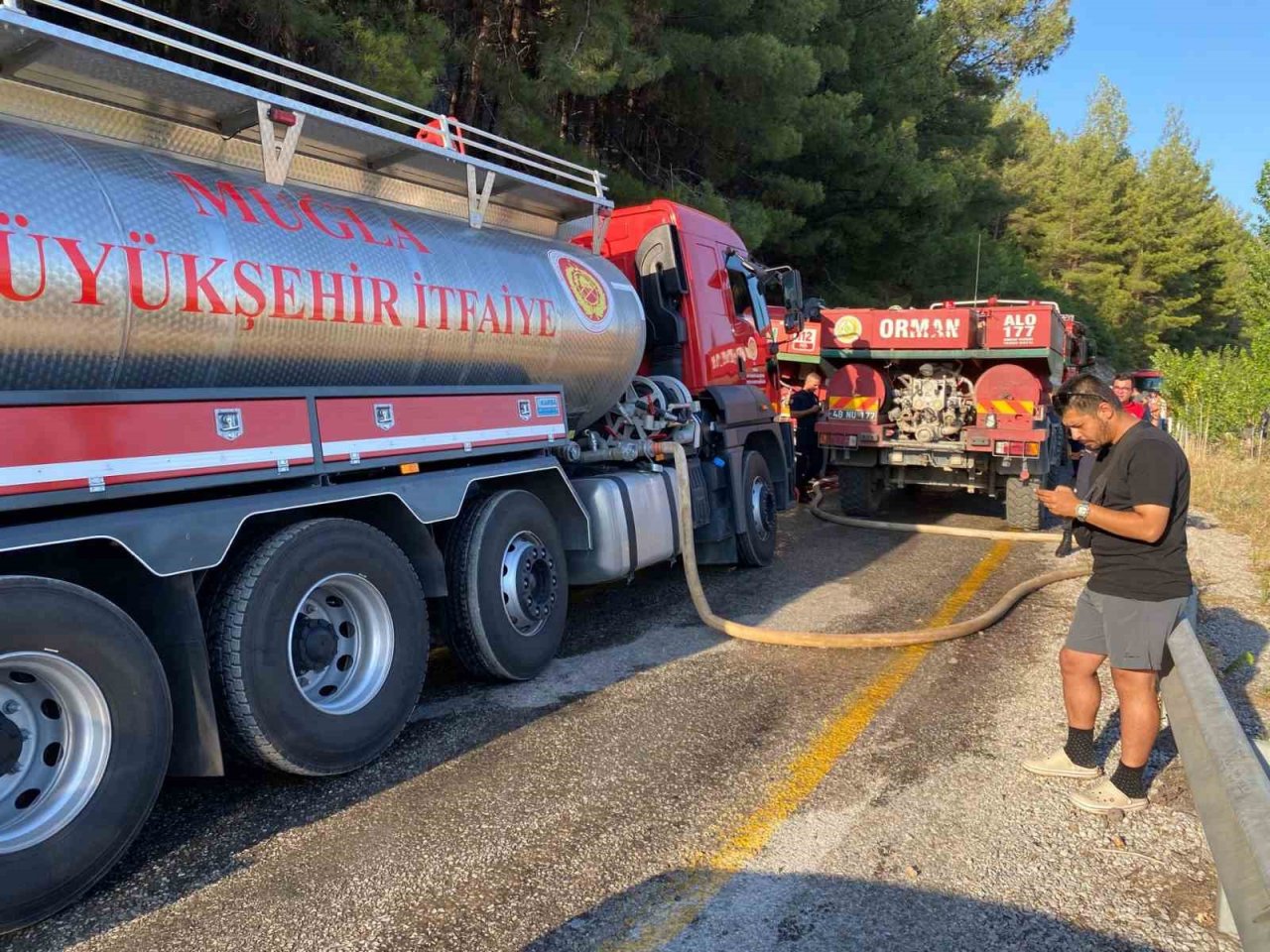 Muğla’daki orman yangını kontrol altına alındı