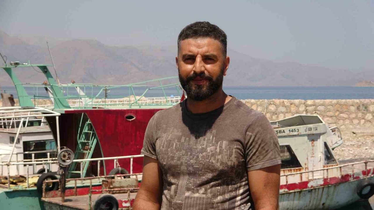 Van Gölü’nde 10 balıkçı barınağının kuraklıktan etkilendiği tespit edildi