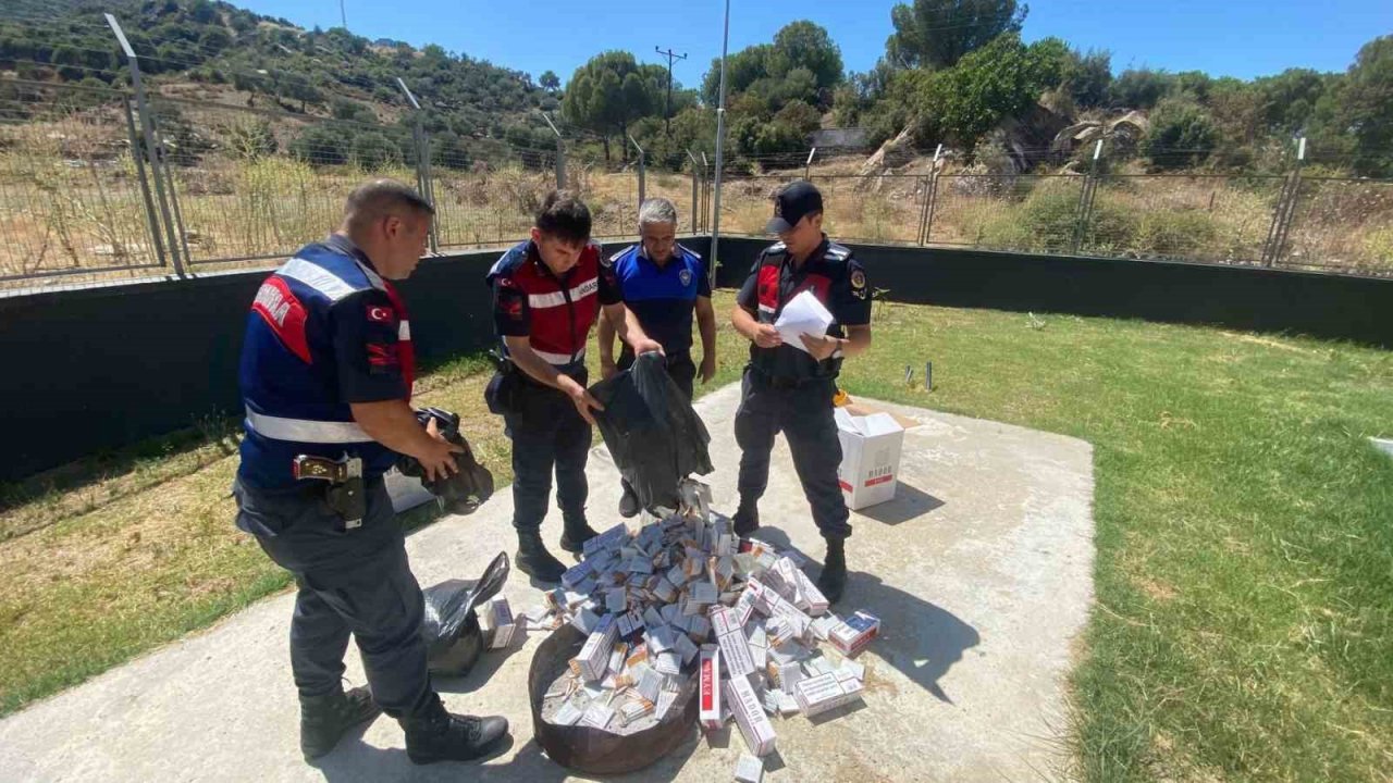 Aydın’da bin 191 paket kaçak sigara ele geçirildi