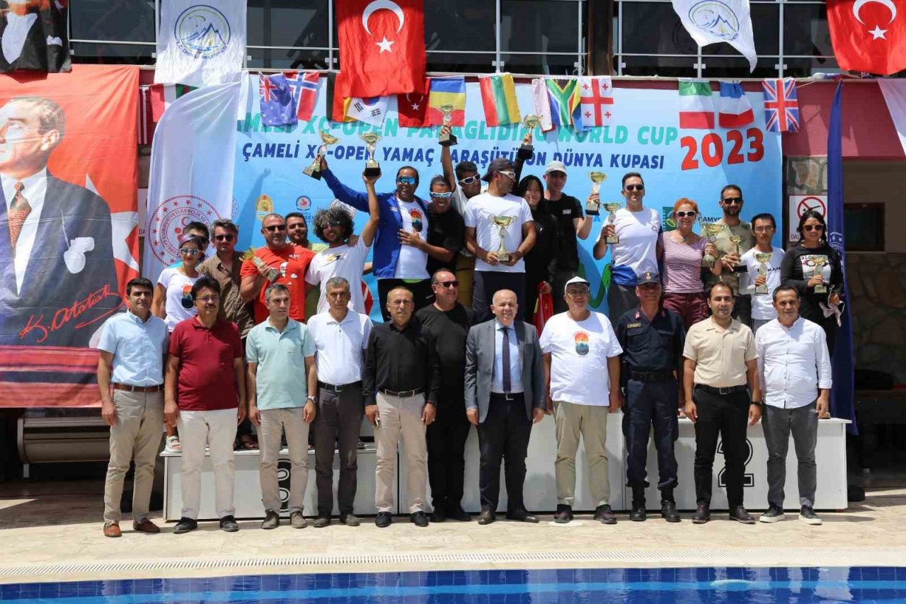 Çameli semalarındaki görsel şölen sona erdi