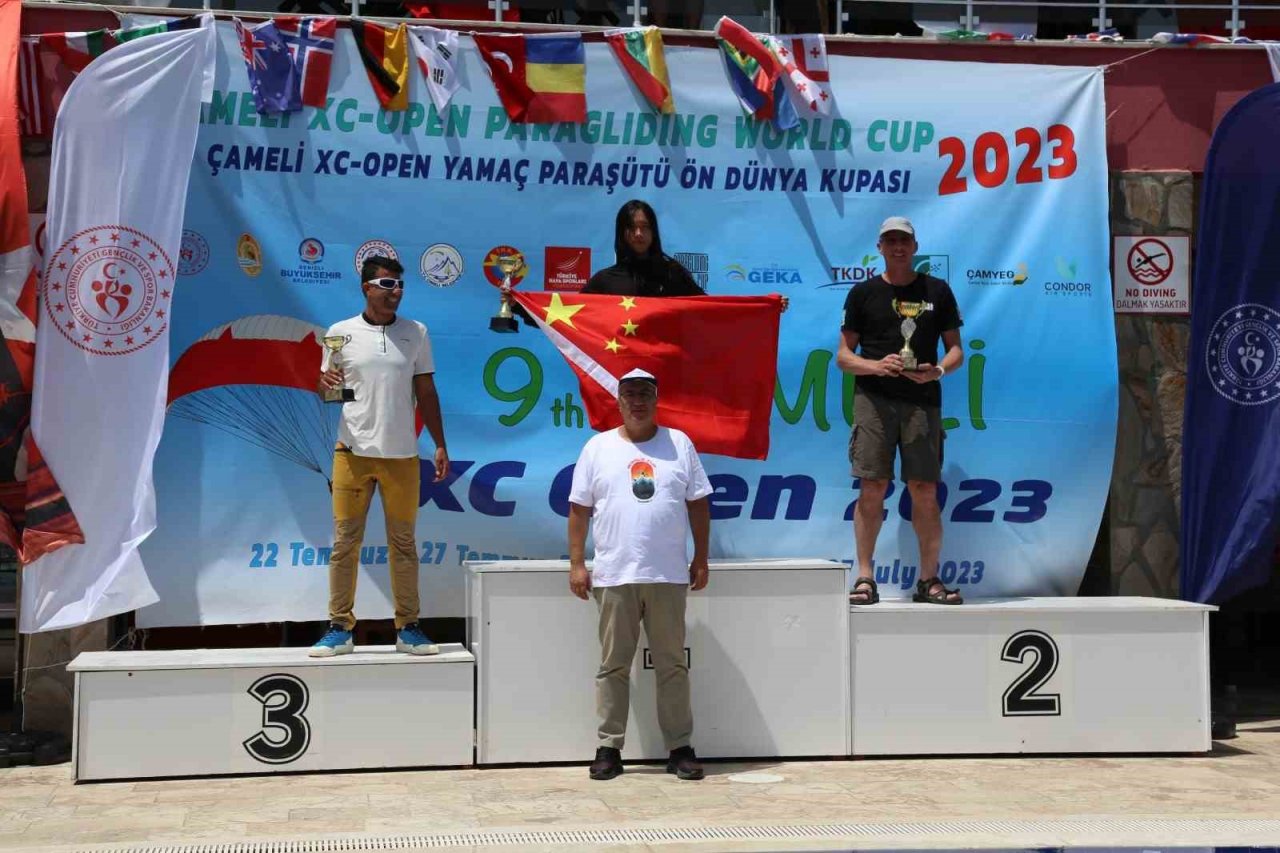 Çameli semalarındaki görsel şölen sona erdi