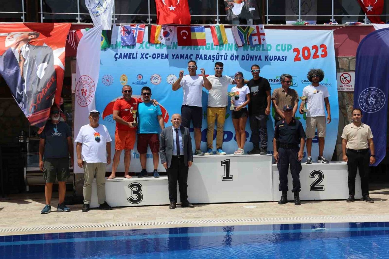 Çameli semalarındaki görsel şölen sona erdi