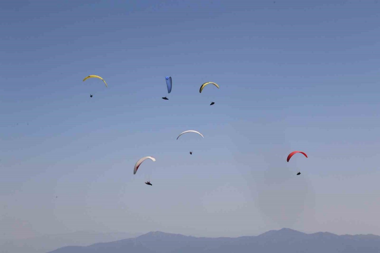 Çameli semalarındaki görsel şölen sona erdi