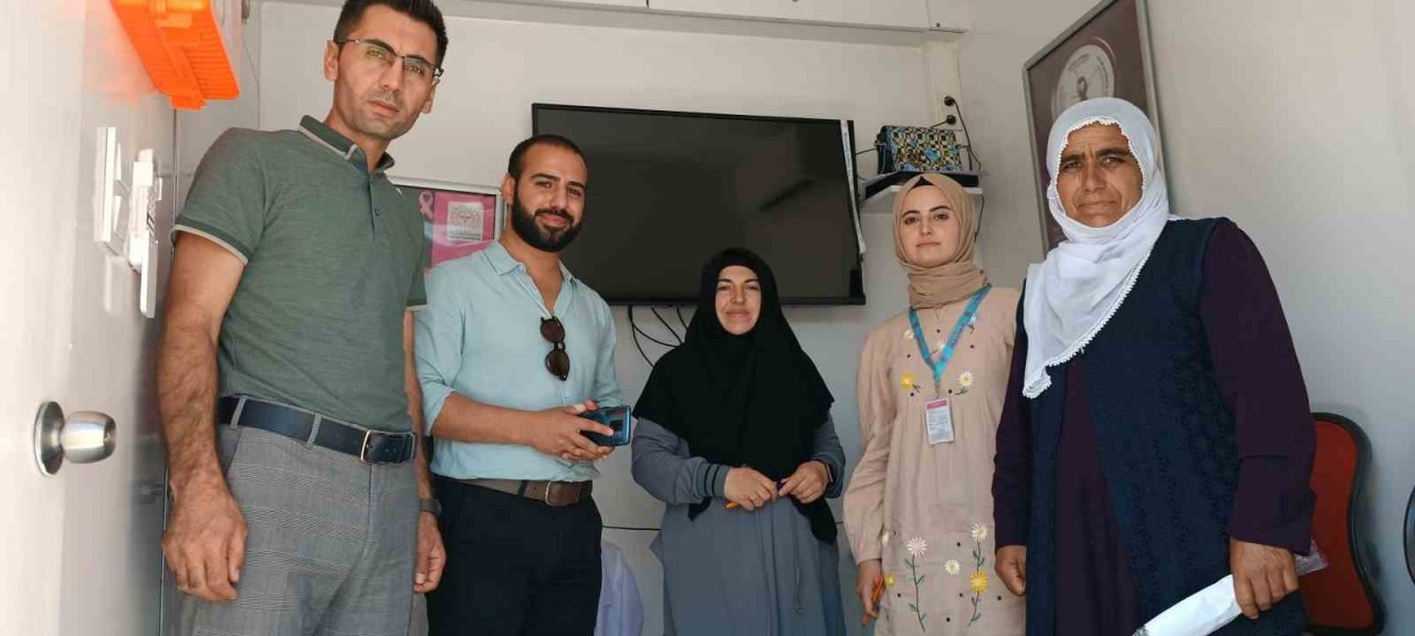 Mobil kanser tarama aracı Dicle’de hizmet vermeye başladı