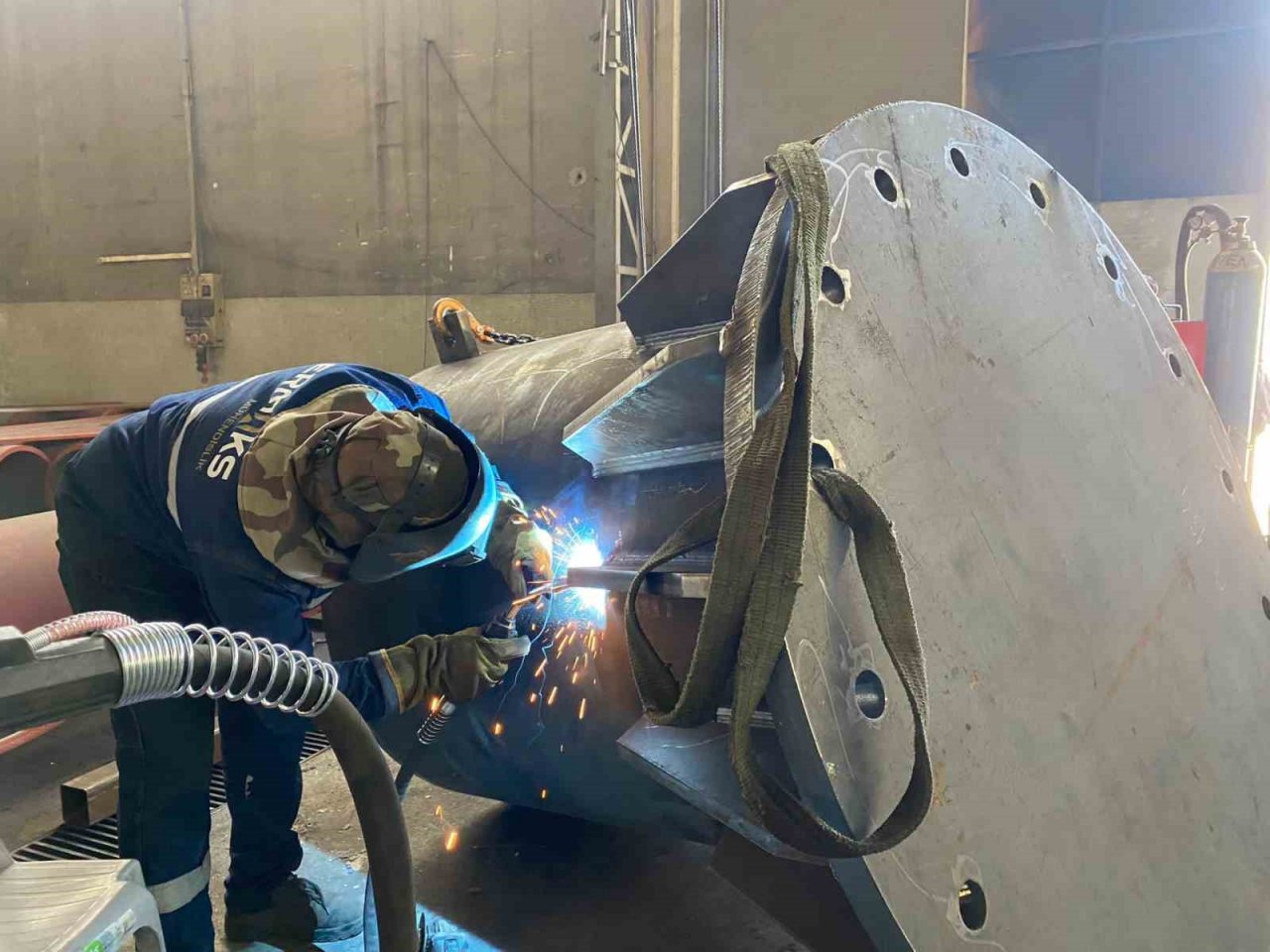 Asar deresi projesinde sırada montaj çalışmaları var