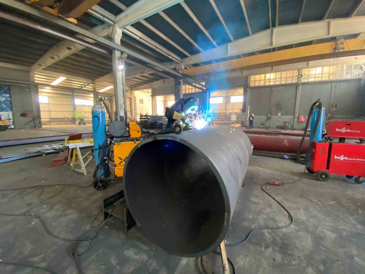 Asar deresi projesinde sırada montaj çalışmaları var