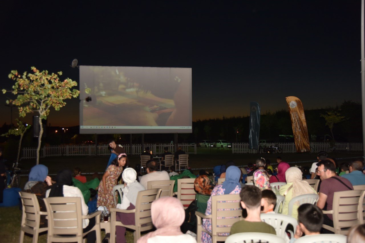 Açık havada sinema keyfi