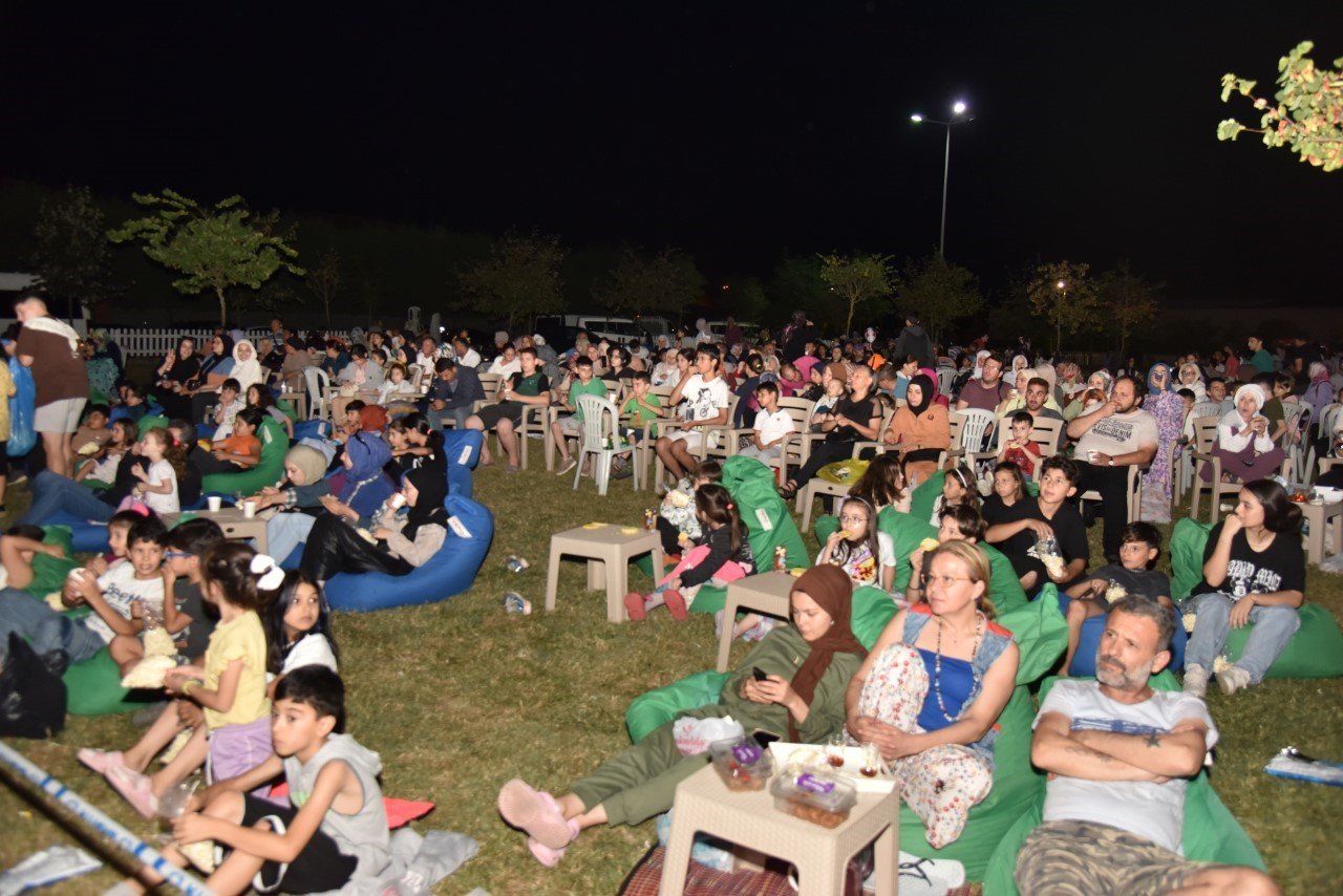 Açık havada sinema keyfi