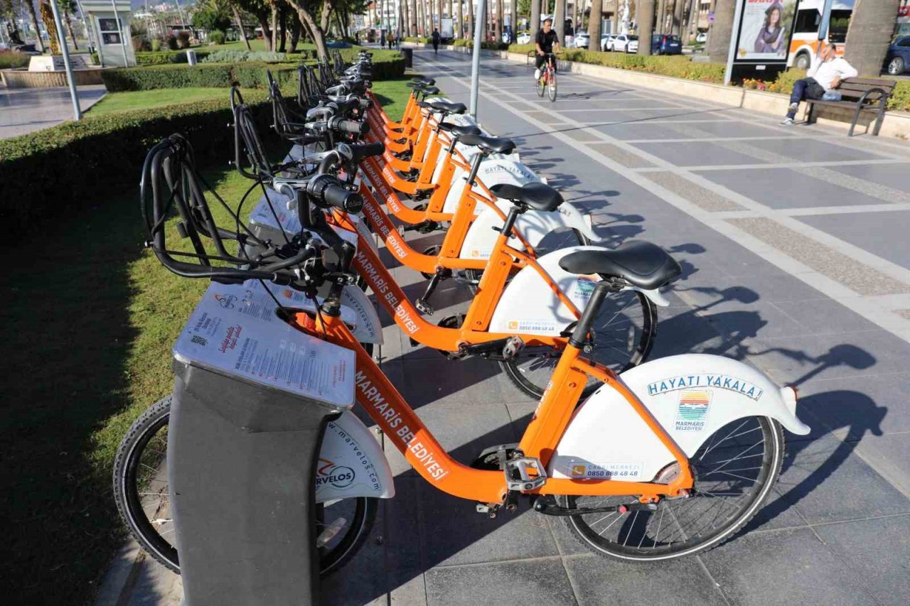 Marmaris’te Akıllı Bisiklet Sistemi’ni 4 yılda, 94 bin 570 kişi kullandı