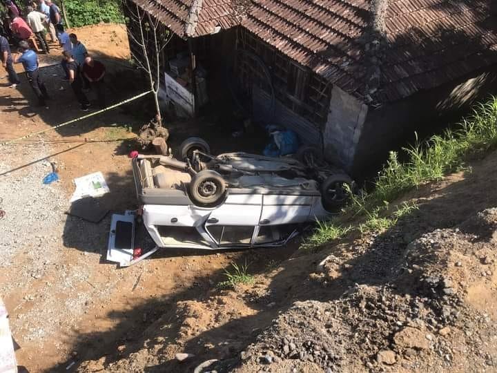 Ordu’da otomobil şarampole devrildi: 3 ölü, 2 yaralı