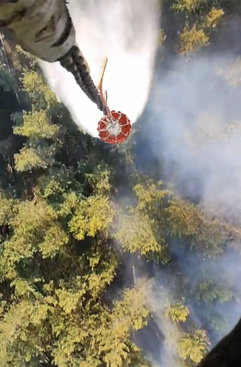Bayramiç’te orman yangını kontrol altına alındı