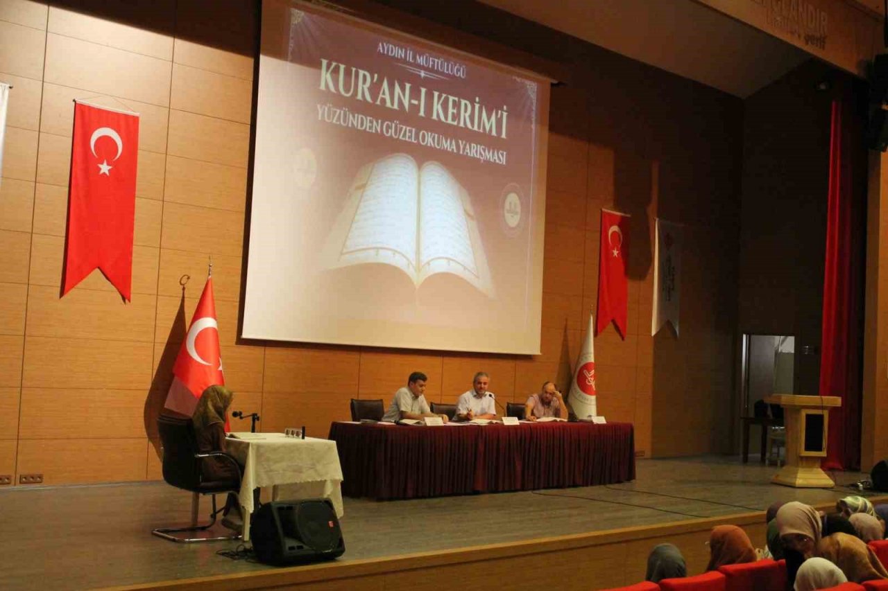 Aydın’da Kur’an-ı Kerim’i güzel okuma birincileri belli oldu