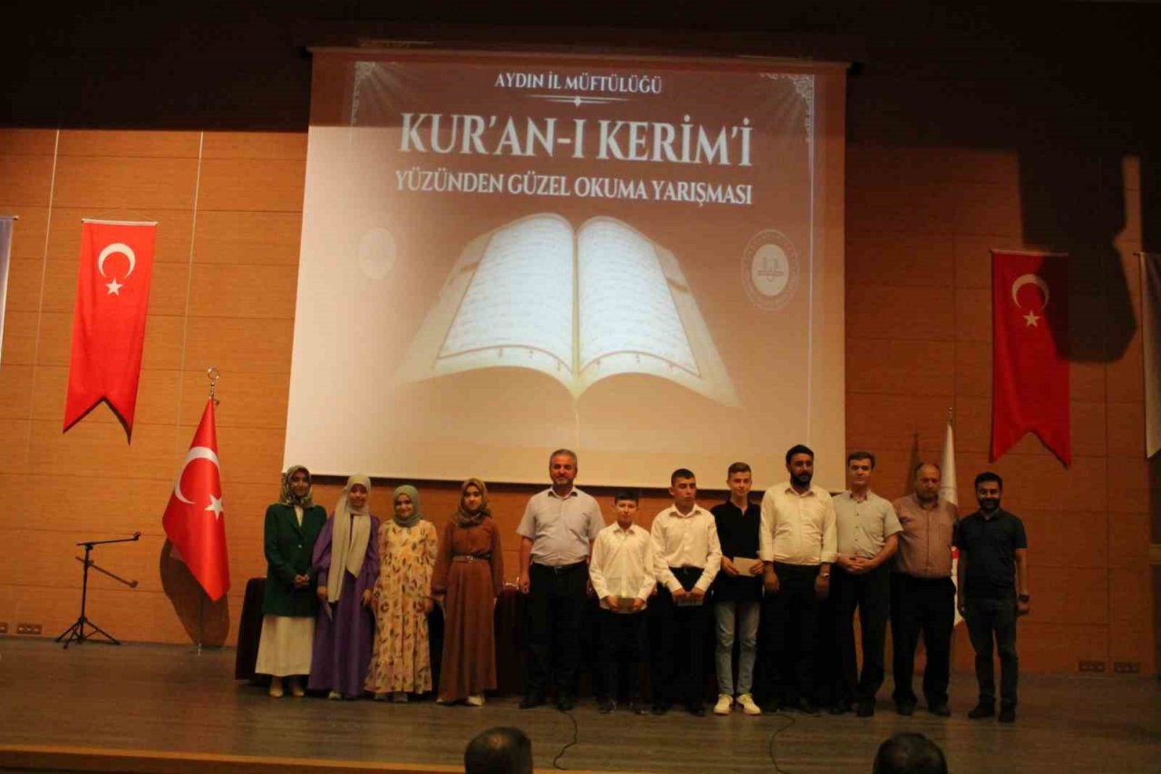 Aydın’da Kur’an-ı Kerim’i güzel okuma birincileri belli oldu