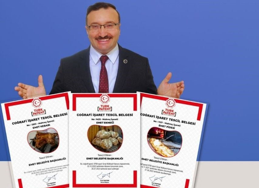 Emet ekmeği coğrafi işaret belgesi aldı