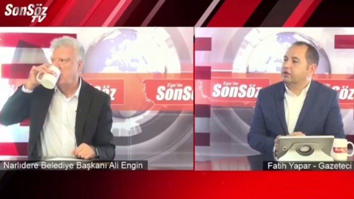 Narlıdere Belediye Başkanı canlı yayında beyin kanaması geçirdi