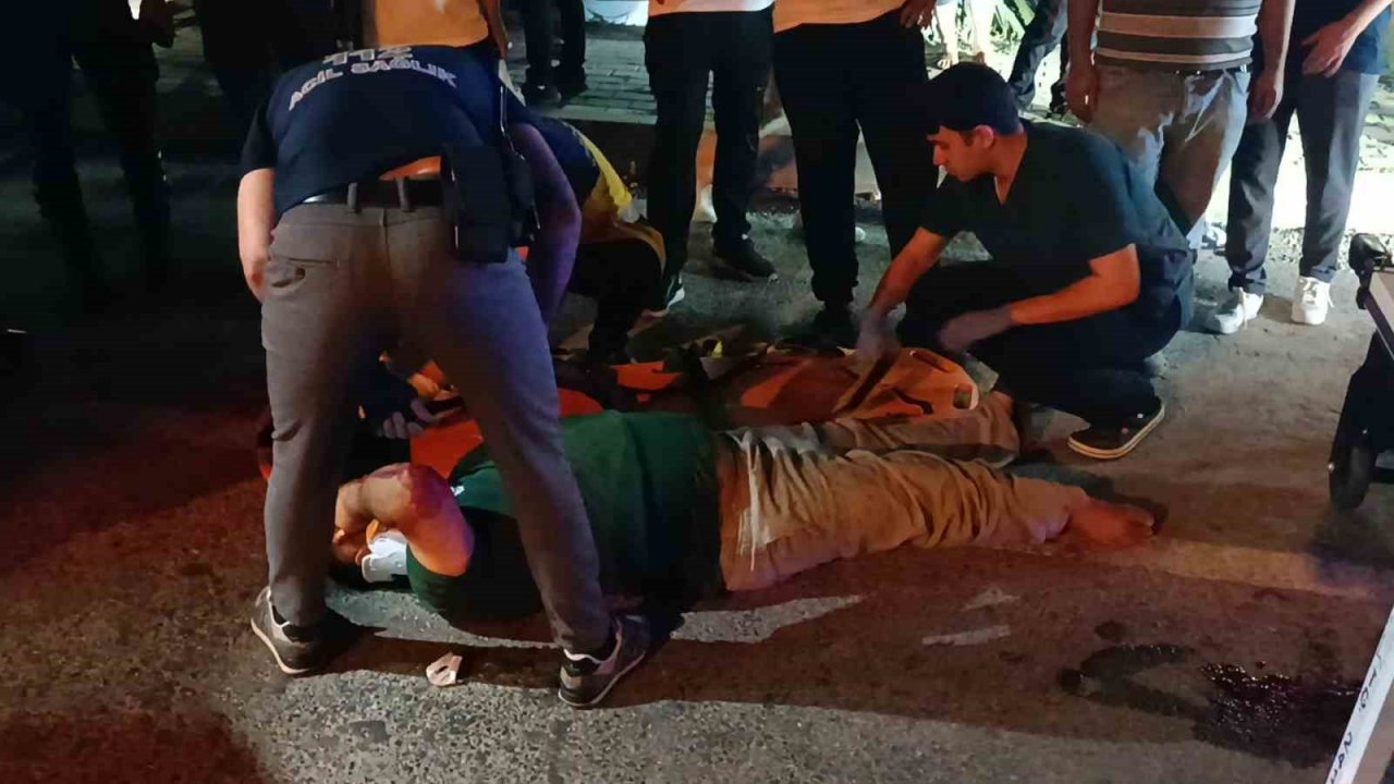 Kaza yapan kardeşinin yanına giderken motosiklet çarptı