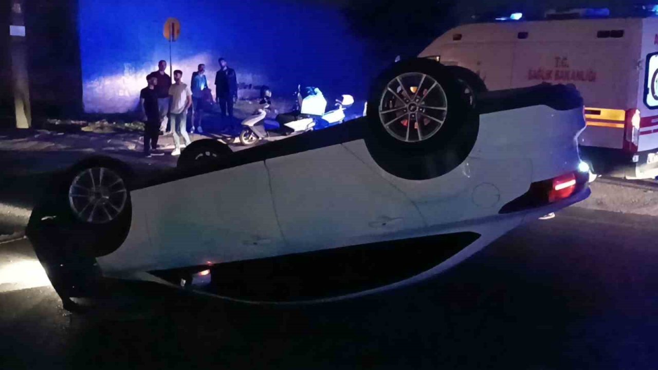 Kaza yapan kardeşinin yanına giderken motosiklet çarptı