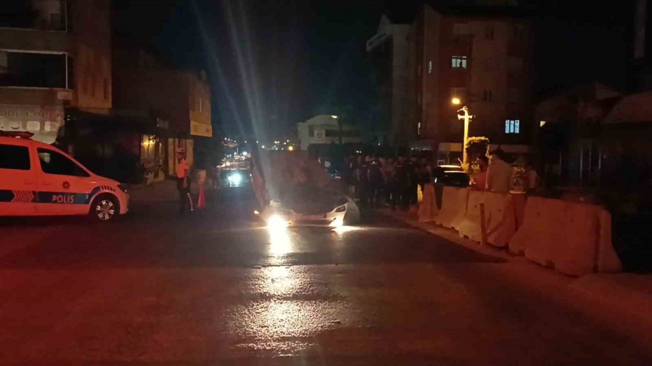 Kaza yapan kardeşinin yanına giderken motosiklet çarptı