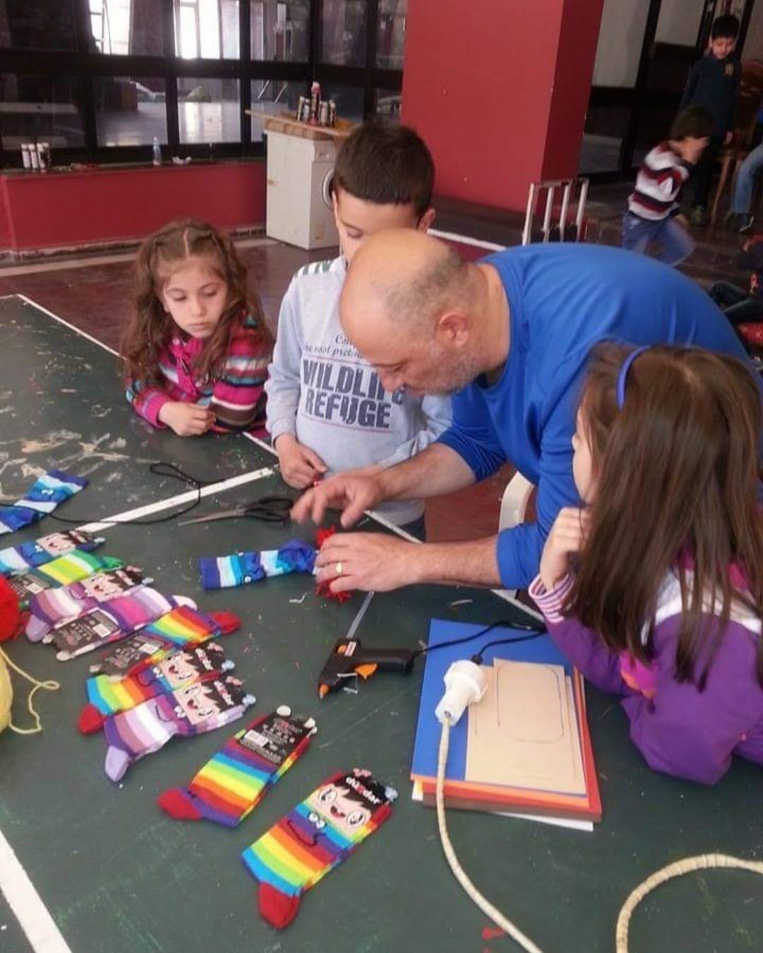 Çocuklara özel kukla atölyesi