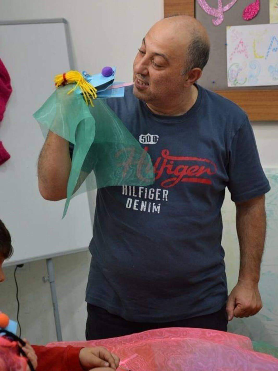 Çocuklara özel kukla atölyesi