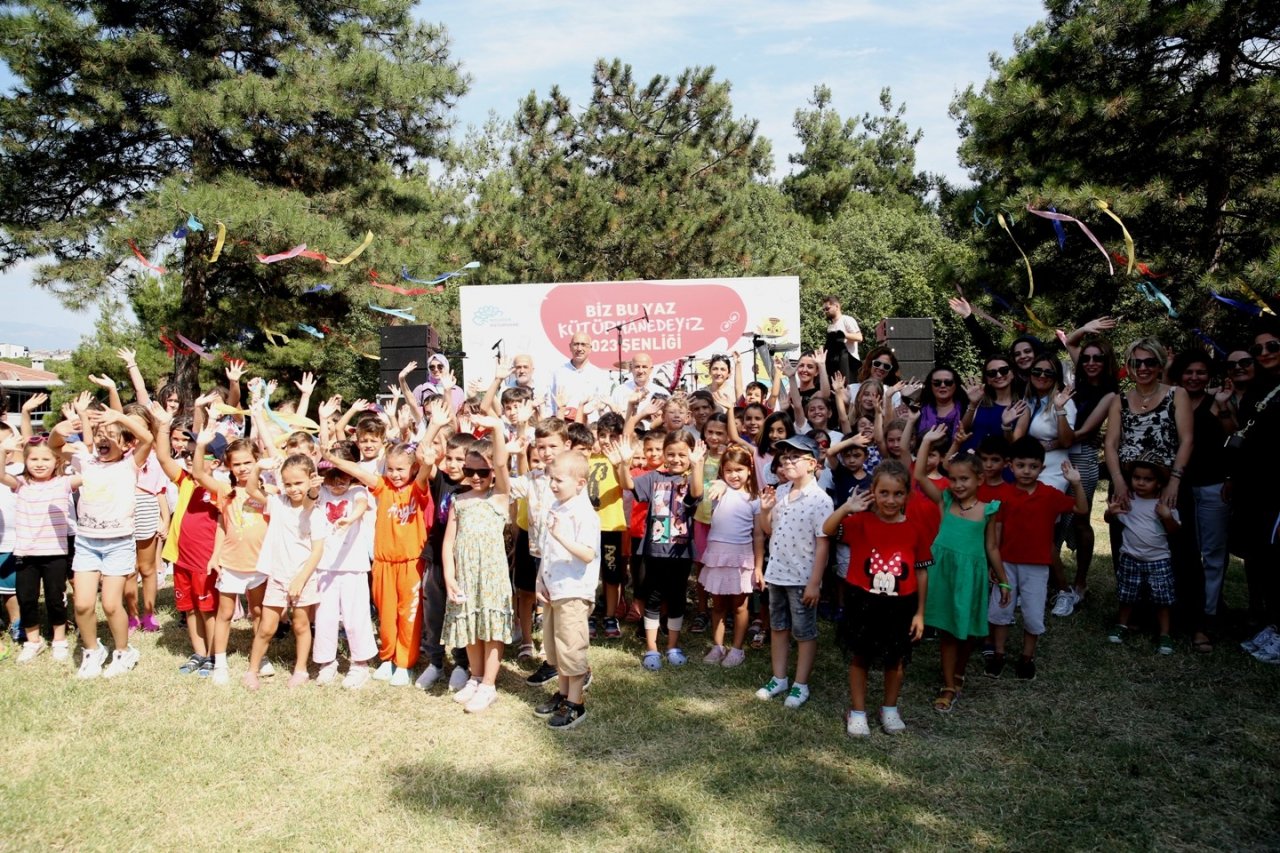 ’Biz Bu Yaz Kütüphanedeyiz’ katılımcılarına renkli final