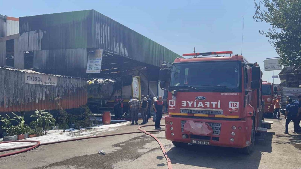 Osmaniye’de tanker patlaması sonrası çıkan yangın tamamen söndürüldü