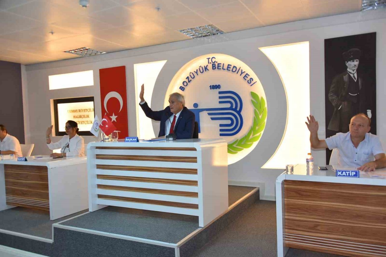 Bozüyük Belediye Meclisi Ağustos Ayı Toplantısı’nın 1. birleşimi yapıldı