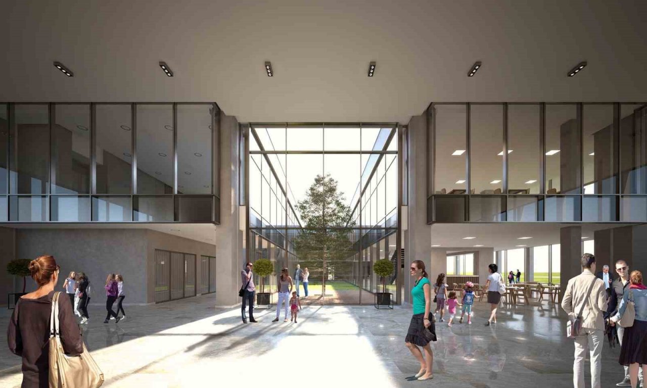 Karacabey Kültür Merkezi’nde inşaat hızlandı