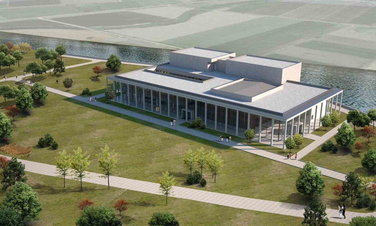 Karacabey Kültür Merkezi’nde inşaat hızlandı