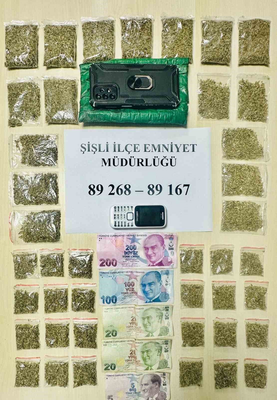 Uyuşturucu kuryesi polise yakalandı