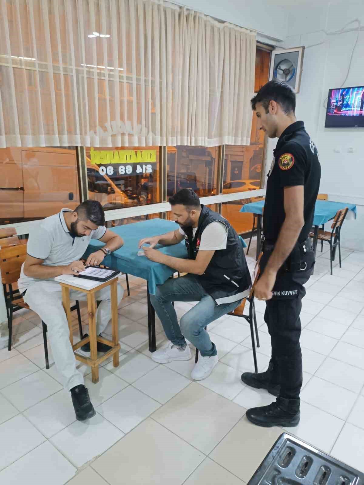 124 polisin katılımıyla huzur denetimi: Bin 446 şahıs sorgulandı