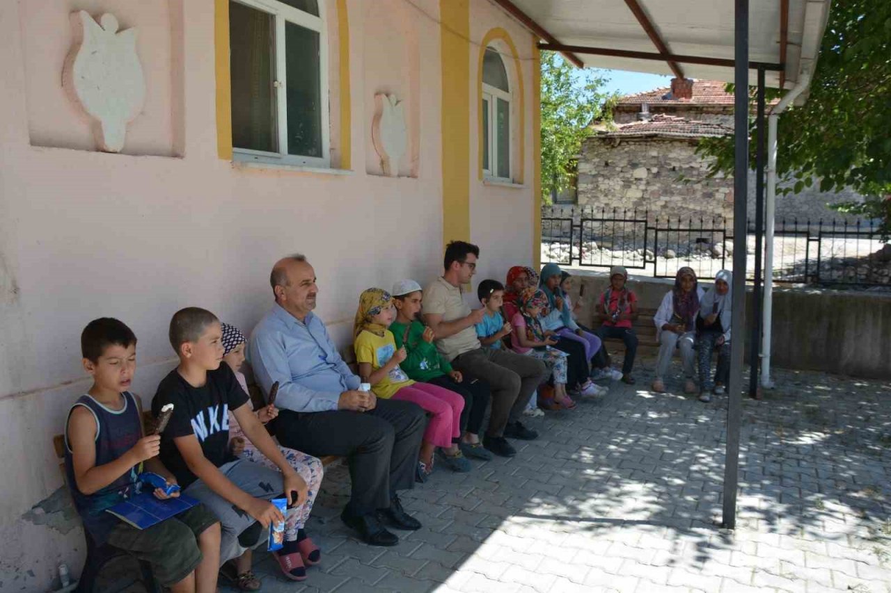Kaymakam Okumuş Yaz Kur’an Kursu öğrencileriyle buluştu