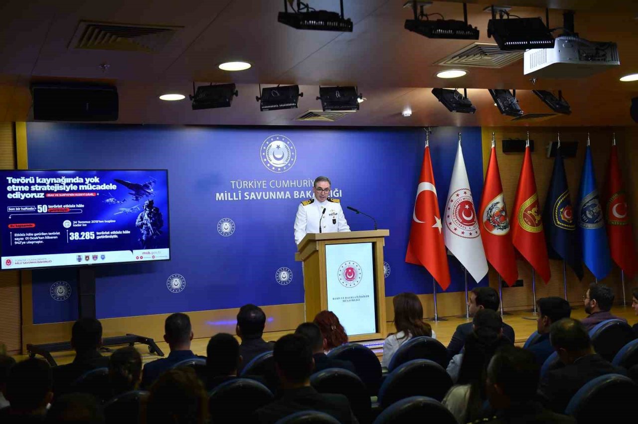 MSB: “Irak ve Suriye’nin kuzeyi dahil son bir haftada 50 terörist etkisiz hale getirilmiştir”