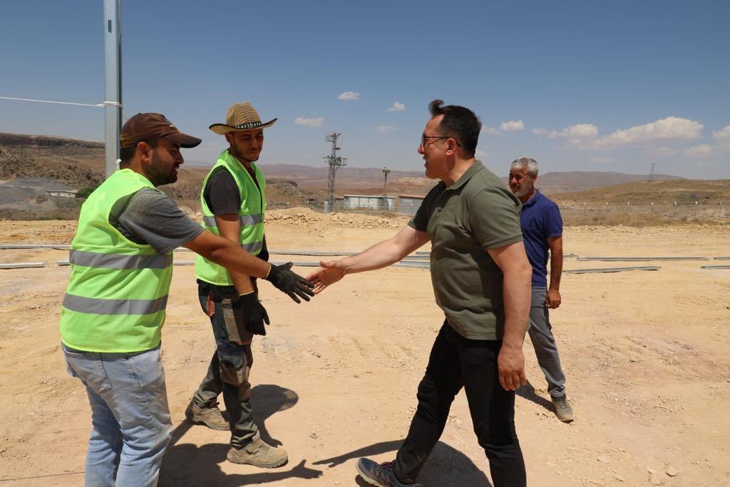 Nevşehir Belediyesi GES projesinde çalışmalar devam ediyor